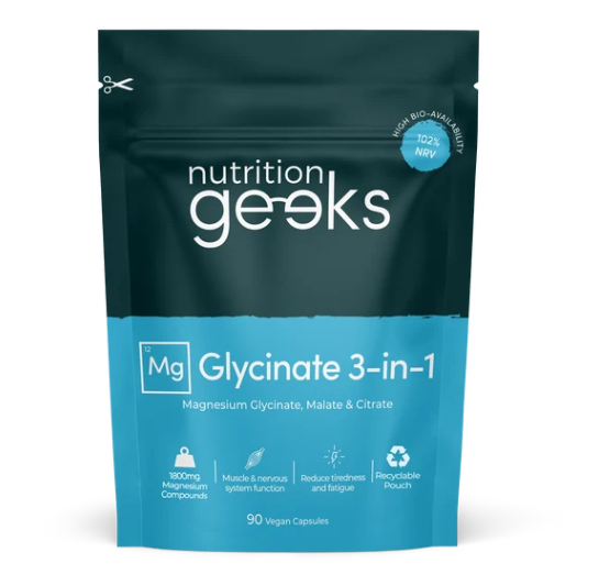 Nutrition Geeks Magnesium Glycinate 3-in-1 pouch